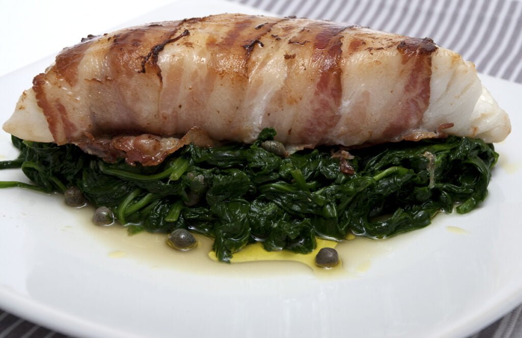 Pancetta-wrapped Cod - Tonys Kitchen