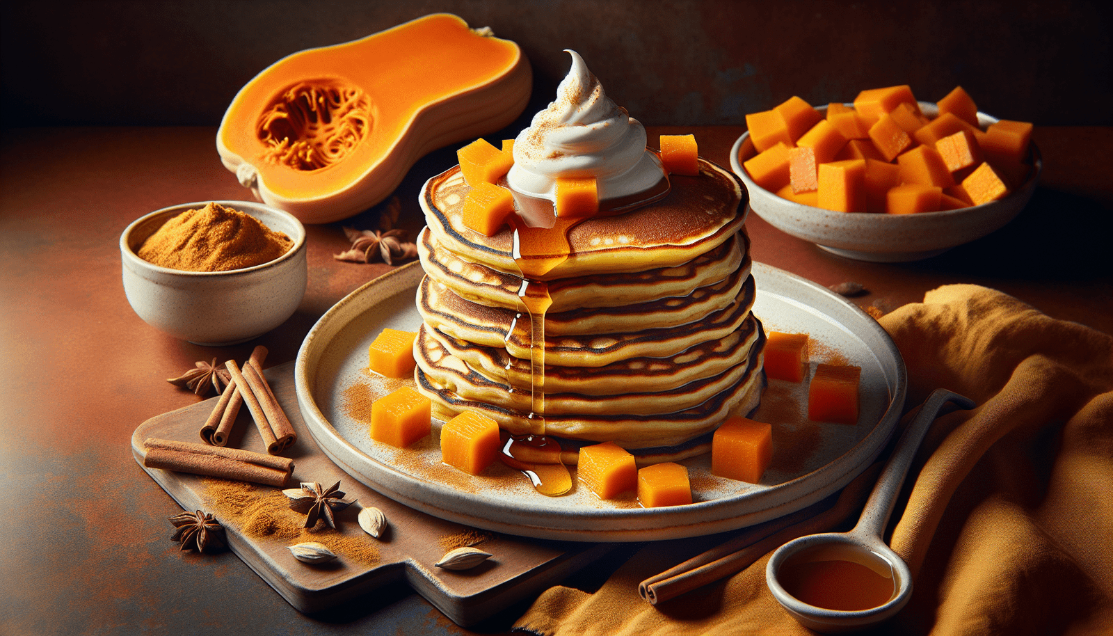 Butternut Squash Pancakes
